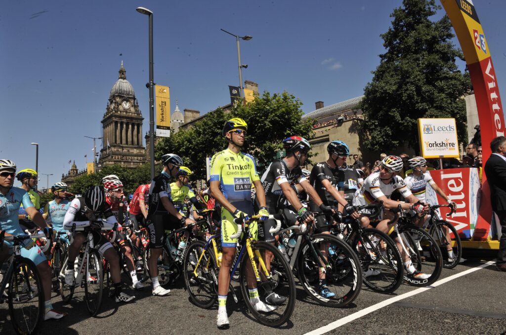 Tour de France Stage 1 Leeds depart 2014 (picture courtesy Welcome to Yorkshire)