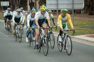 Australia&rsquo;s PM Tony Abbott chats with Simon Gerrans (picture Orica-GreenEdge)