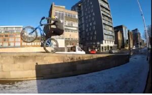 Danny MacAskill in Glasgow snow YouTube still