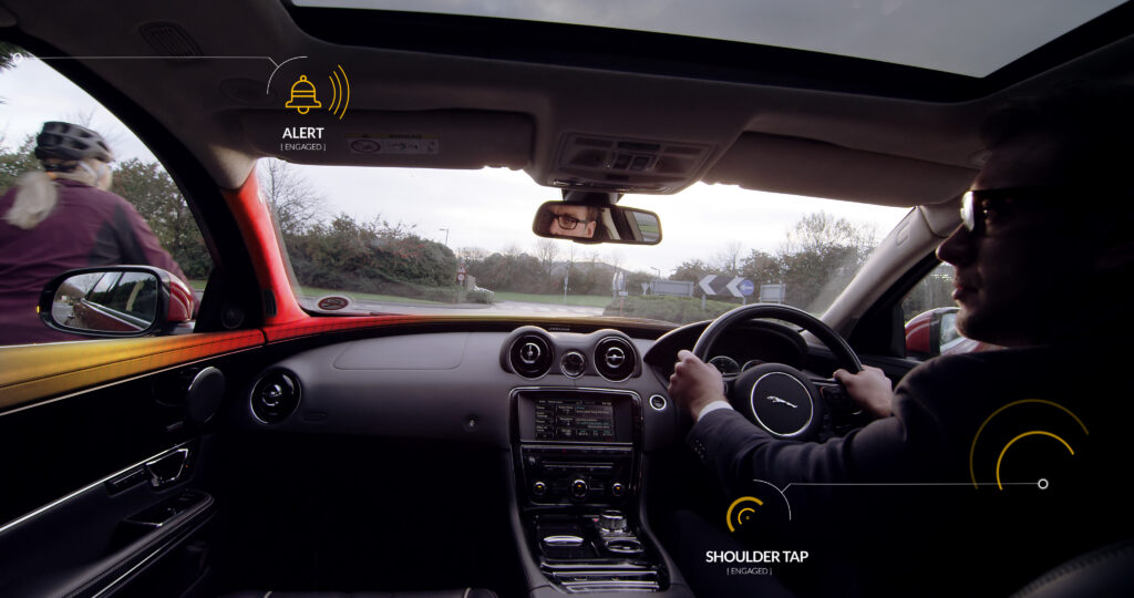 Jaguar Bike Sense alert