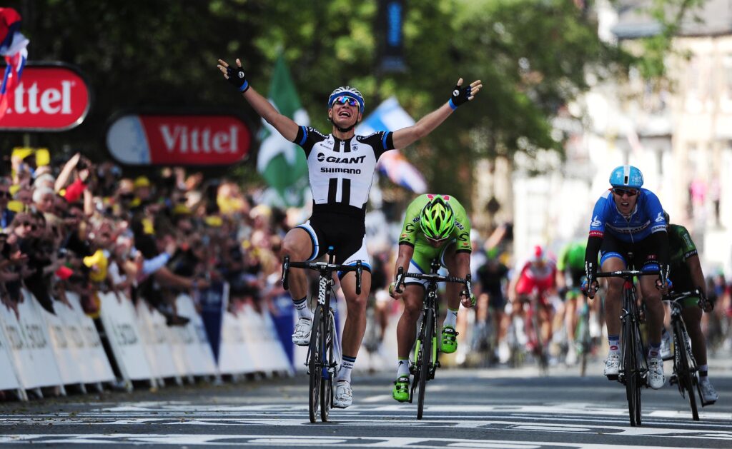 Marcel Kittel wins Stage 1 of the 2014 Tour de France (picture Welcome to Yorkshire)
