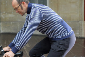 Meccanica Stripe Casual Retro Cycling Jersey - riding
