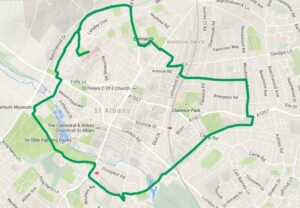 St Albans Green Ring route