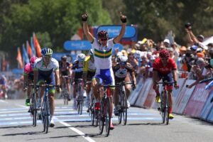 Tour Down Under 2015 Stage 4 – Steele Von Hoff wins (picture credit Regallo)