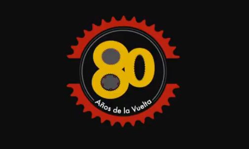 Vuelta 80th anniversary logo