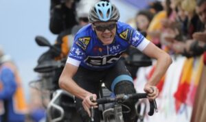 Chris Froome on way to winning Stage 4 of 2015 Ruta del Sol (pic Vueltaaandalucia.com)