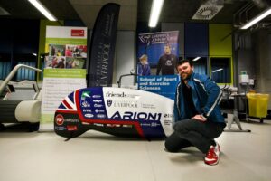 Rob Hayles and ARION1 (credit University of Liverpool)