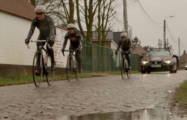 Wiggle Honda 2015 Omloop Het Nieuwsblad 2015 recce YouTube still