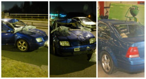 Car involved in fatal collision that killed Adam Jones (picture West Midlands Police)