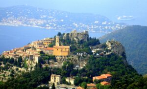 Eze from Grand Corniche (Wikimedia Commons)