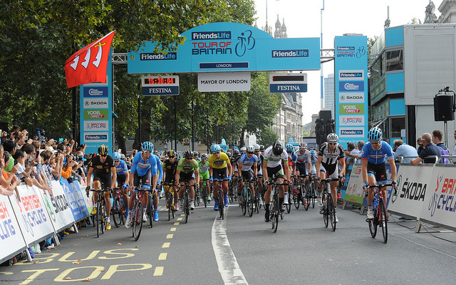 Tour of Britain 2014 Stage 8b Start (picture credit SweetSpot)
