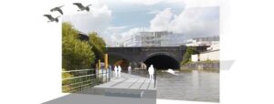 Bristol Temple Quarter Harbour Greenway impression