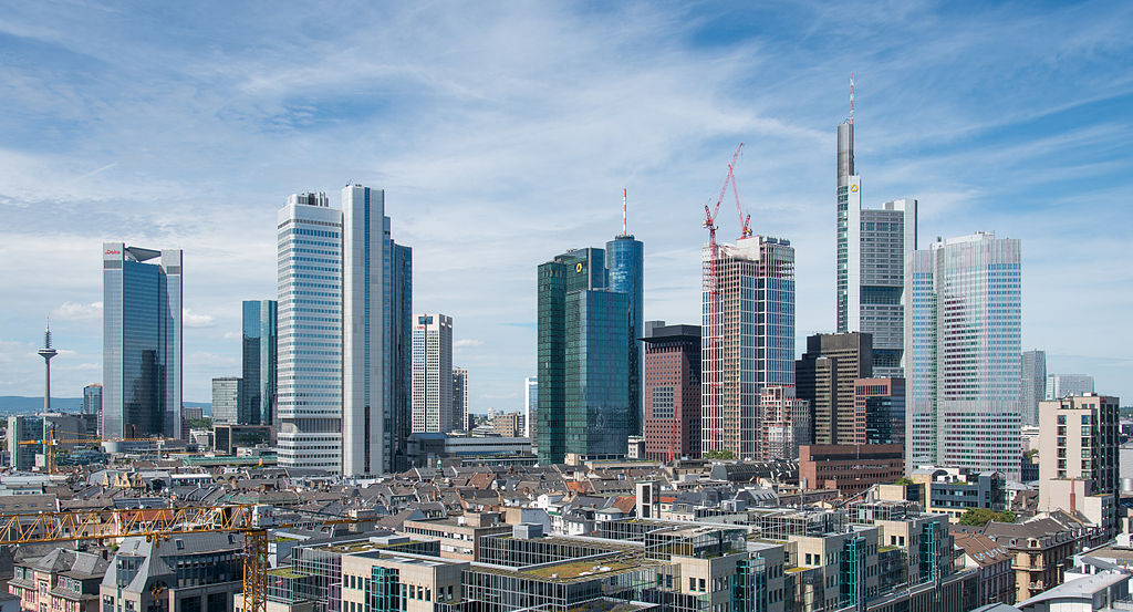 Frankfurt financial district (CC BY-SA 3.0 by Epizentrum)