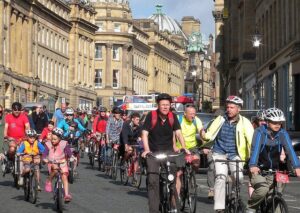 Newcastle Civic Cycle Ride (image courtesy of Newcycling Flickr stream)