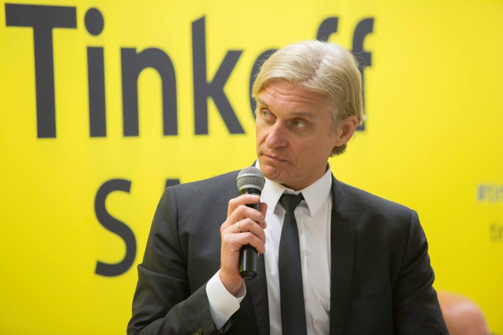 OLeg Tinkov (source Tinkoff Saxo on Facebook)