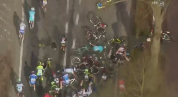 Scheldeprijs 2015 crash