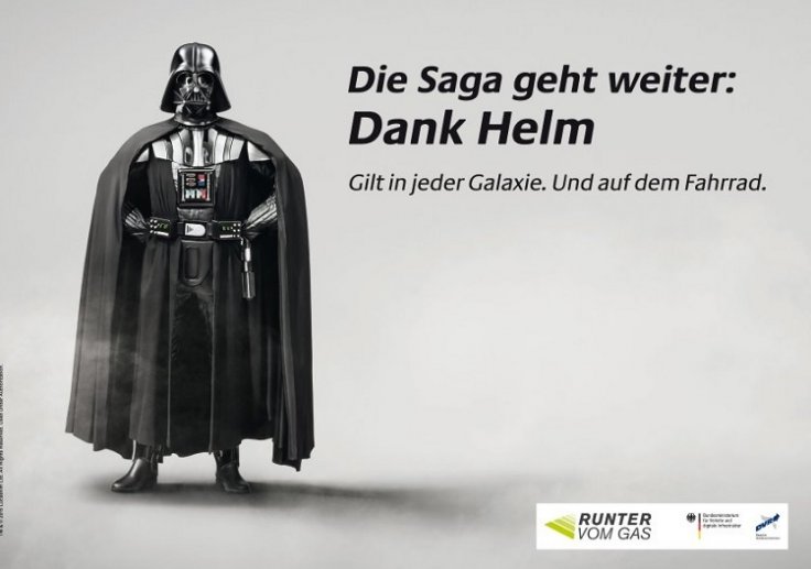 Darth Vader cycle helmet poster