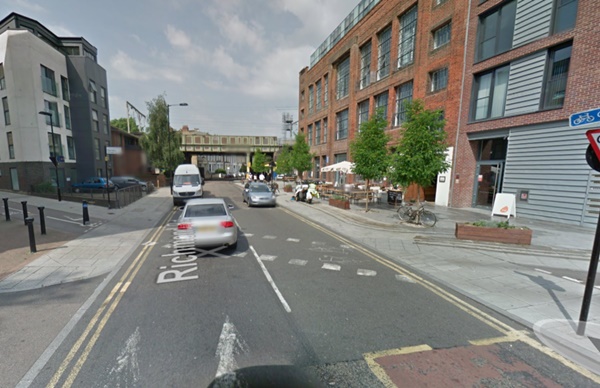 Google Streetview image of Richmond Road before work was completed