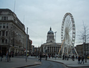 Nottingham city centre (photo: Crashlanded)