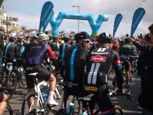 TdY Bridlington – riders line up for start