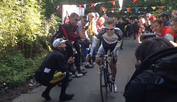 Bec Hill Climb 2013 promo still (source YouTube)