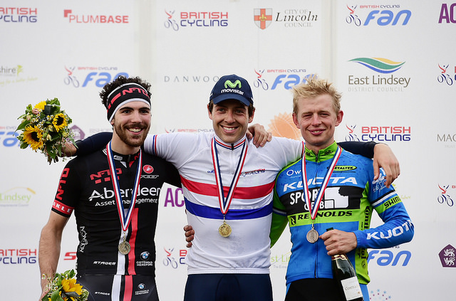 Men’s TT national championships podium 2015 (copyright Allan McKenzie, SWpix.com)