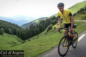Mike Cotty on the Col d’Aspin (picture credit – The Col Collective)