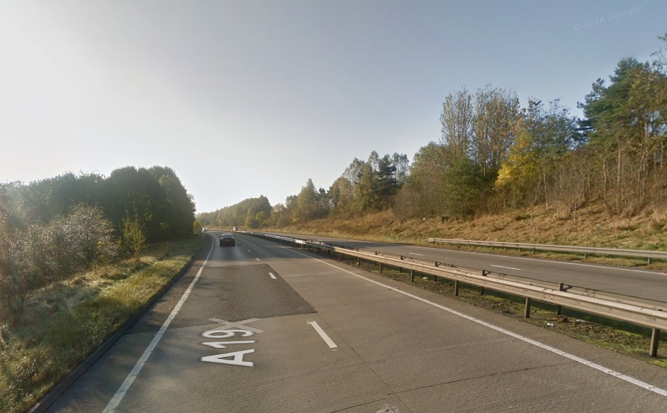 A19 near Wolviston (taken from Google Streetview)