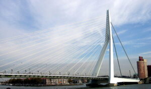 Erasmus Bridge (licensed CC BY 2.0 on Flickr by Tobias Michaelsen)
