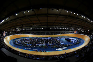Olympic Velodrome during 2012 London TWC (copyright britishcycling.org.uk)