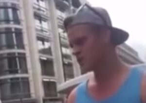 Pedicab driver who charged family £206 for one-mile journey (still taken from YouTube video)