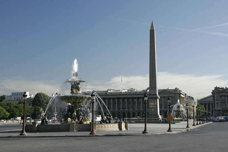 Place de la Concorde licenced CC BY SA 3.0 by Nitot