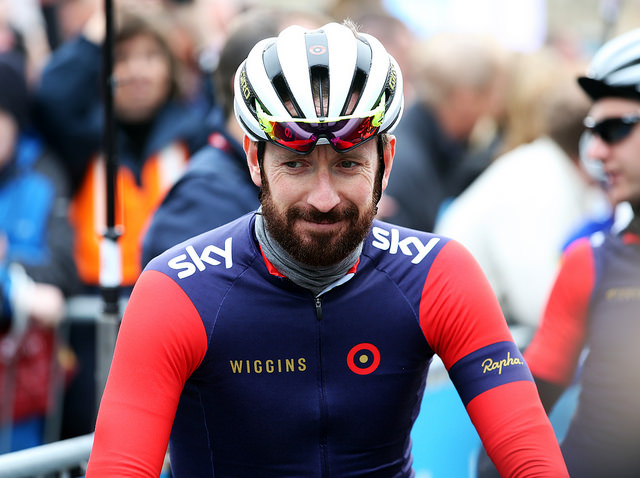 Sir Bradley Wiggins at Stage 2 of 2015 Tour de Yorkshire – picture Alex WhiteheadSWpix.com