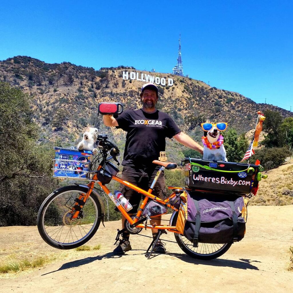 Mike and Bixby in Hollywood
