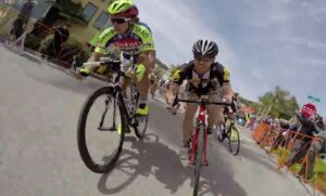 Peter Sagan at 2015 Tour of California on-bike video still