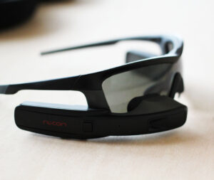 Recon Jet Black - Heads Up Display Smart Eyewear - side