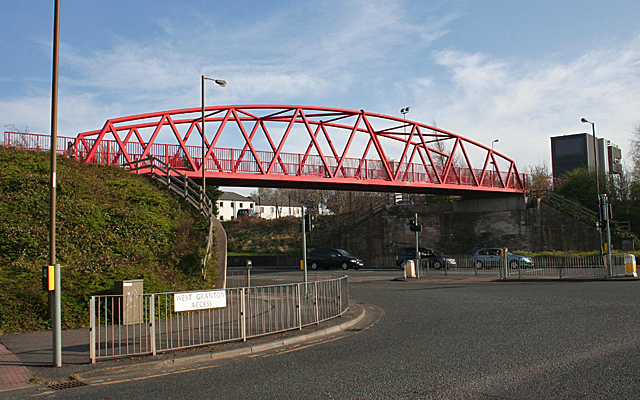 Red Bridge, Edinburgh licensed by Anne Burgess under CC BY-SA 3.0 on Geograph.org.uk