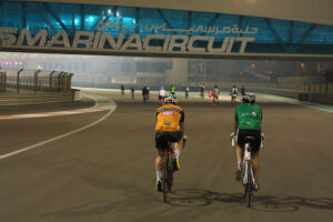 Riding the Yas Marina circuit 4