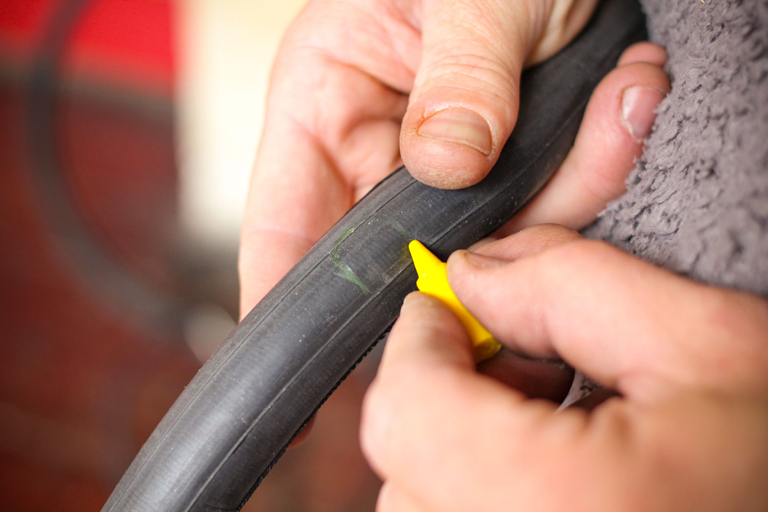 How to fix a puncture step 11