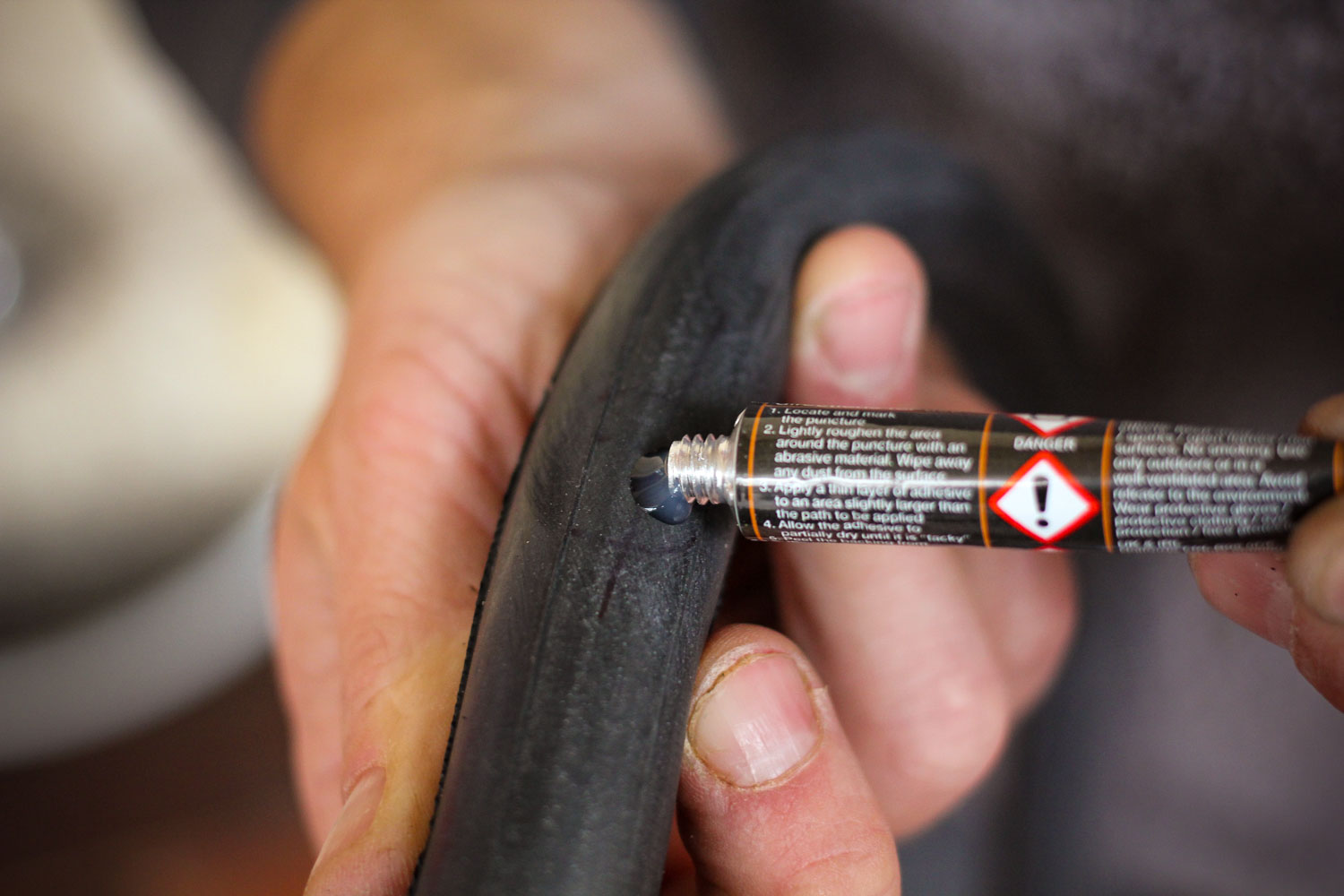 How to fix a puncture step 14