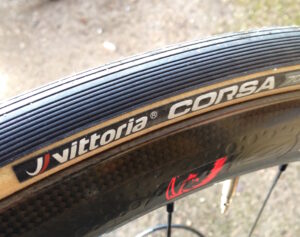 vittoria corsa tyre fitted