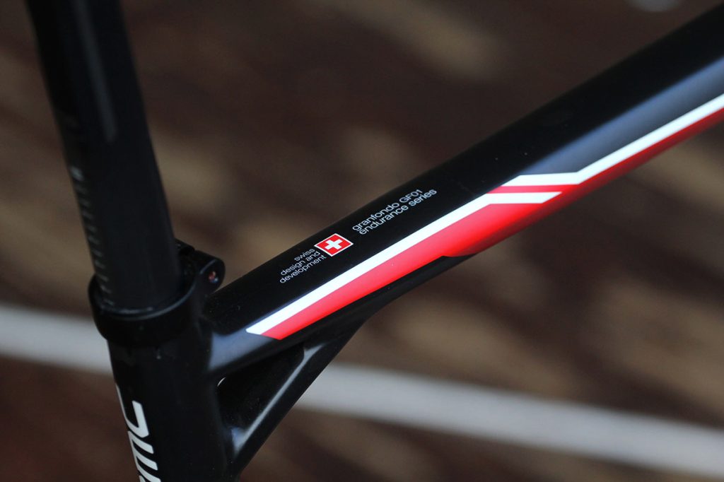 BMC GF01 Disc – top tube decal