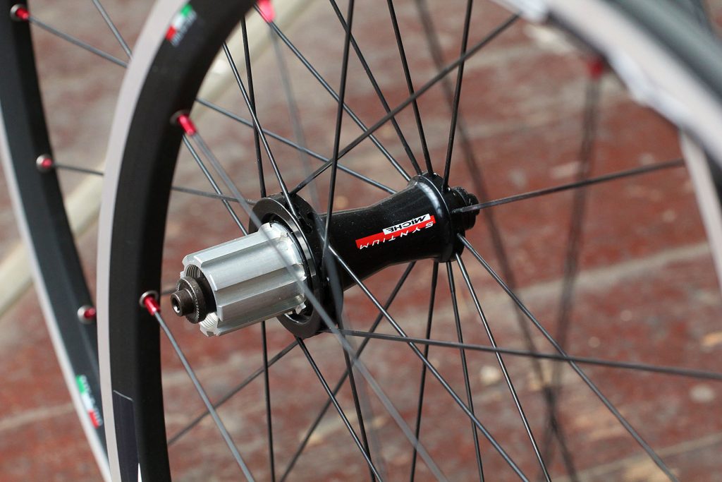 Miche Syntium wheelset – rear hub 2