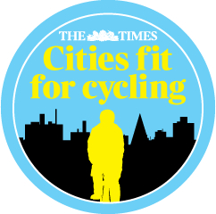 The Times Cities Fit For Cycling logo