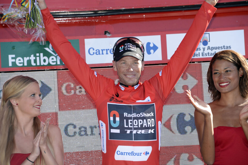 Vuelta 2013 Stage 19 Horner Podium (© Unipublic-Graham Watson)