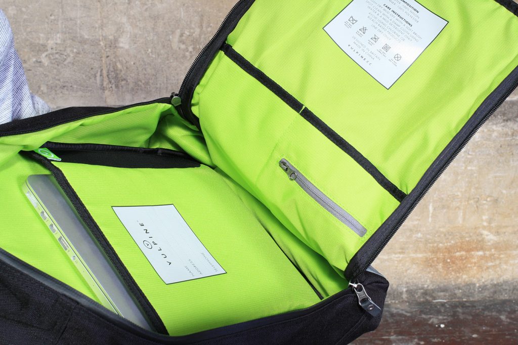Vulpine Laptop Commuter Backpack – inside
