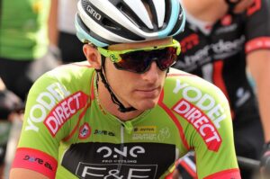 Pete WIlliams of ONE Pro Cycling in sprints jersey at 2015 Tour of Britain (picture copyright SweetSpot).jpg