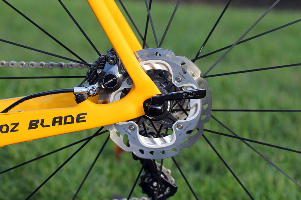 Shimano BR-R785 road hydraulic discs – rear disc