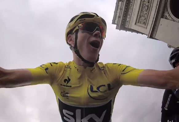 Velon TdF 2015 Stage 21 Chris Froome still