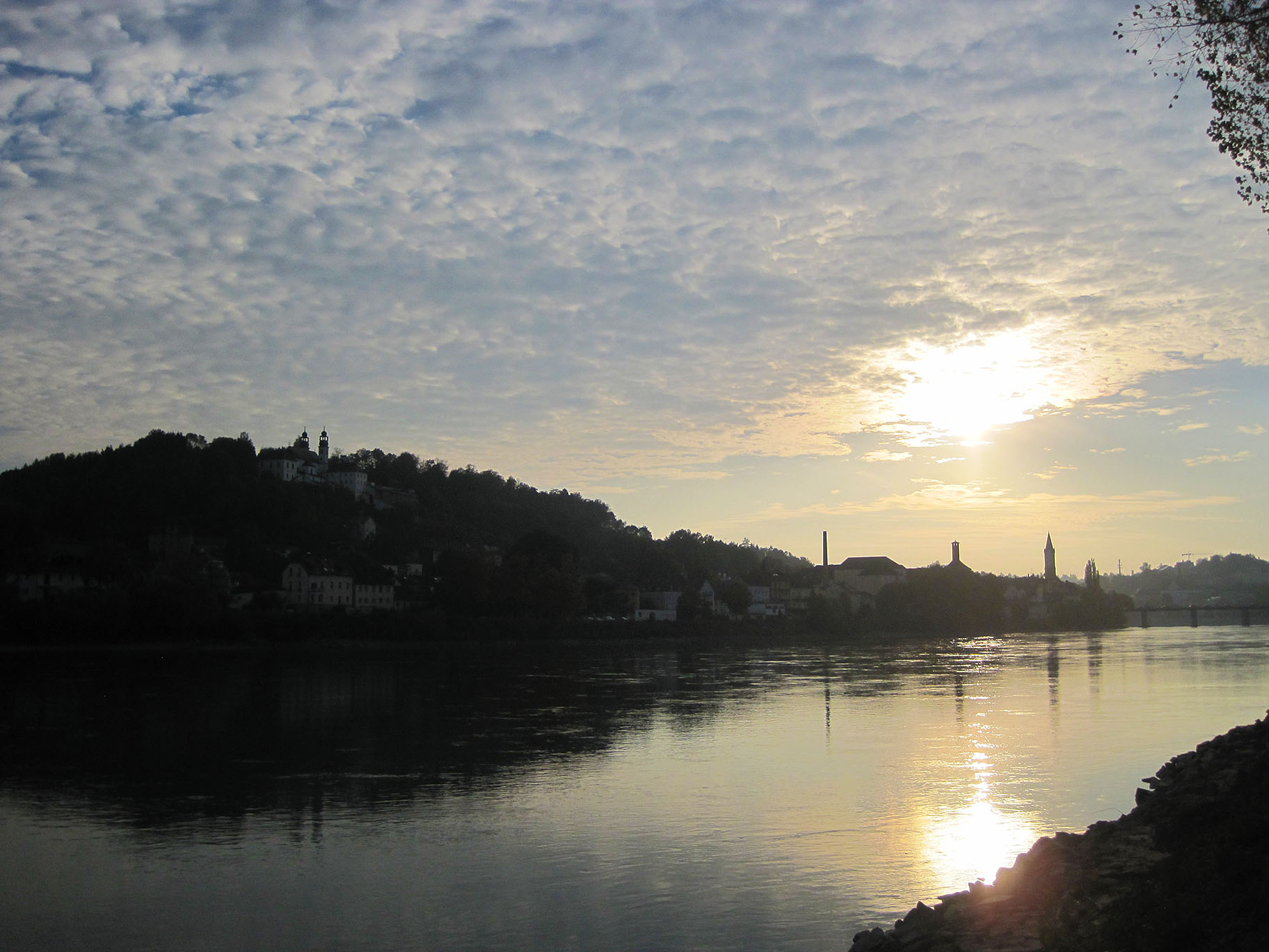 Down the Danube &ndash; Passau sunset